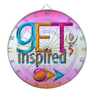 Get Inspired ~ Neon Dartboard