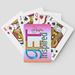Get Inspired ~ Neon Playing Cards