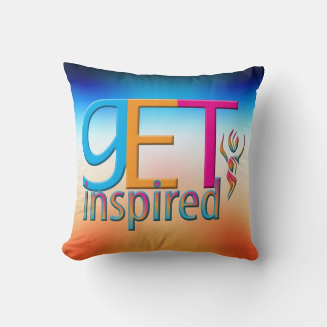Get Inspired ~ Original Cushion (Front)
