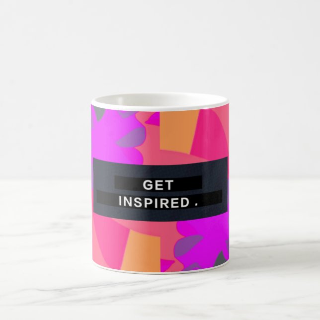 "Get Inspired" Yellow Mug (Center)