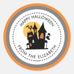 Get into the Halloween Classic Round Sticker