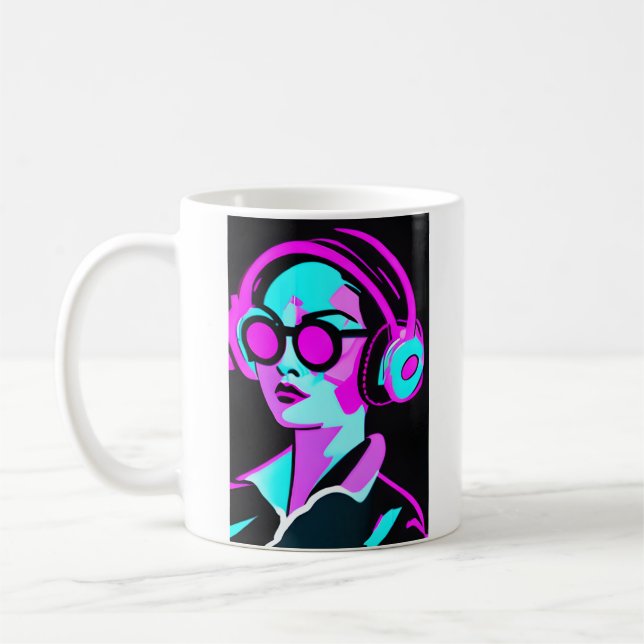 Get Into Your Groove | Psychedelic Art Coffee Mug (Left)