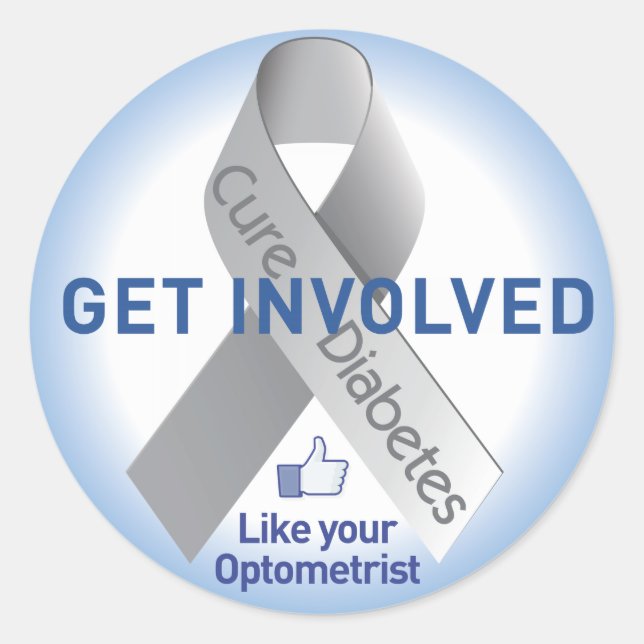 Get Involved Diabetes Sticker (Front)