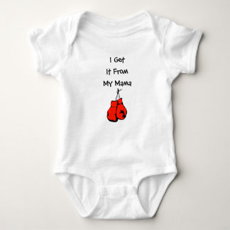 Get it From My Mamma BabyBoxing Baby Bodysuit