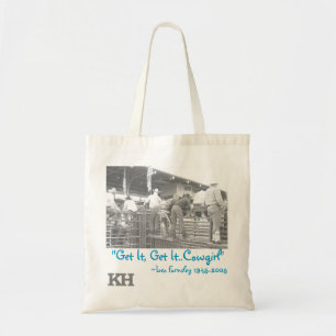 Get It Get It Cowgirl Rodeo Tote Bag