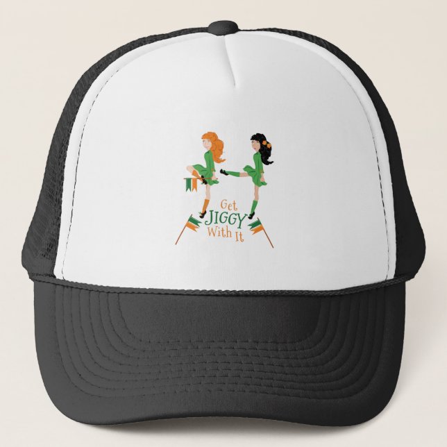 Get Jiggy Trucker Hat (Front)