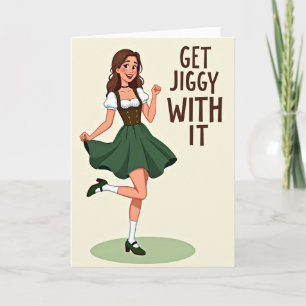 Get Jiggy With It Dance Card