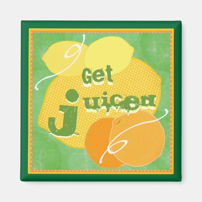 Get Juiced Fruit Magnet (Front)