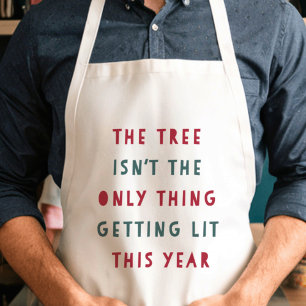 Get Lit   Christmas Standard Apron