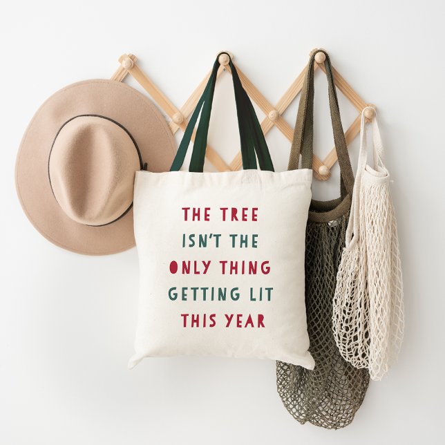 Get Lit | Christmas Tote Bag (Creator Uploaded)
