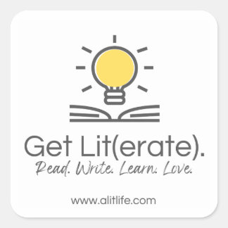 Get Lit(erate). Sticker