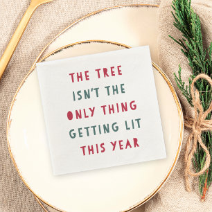 Get Lit   Holiday Napkin