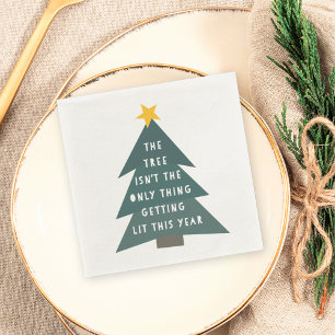 Get Lit   Holiday Napkin