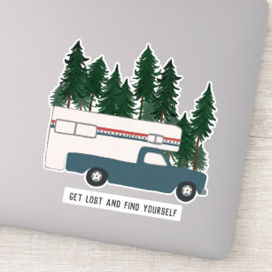 GET LOST AND FIND YOURSELF Truck Camper Camping RV