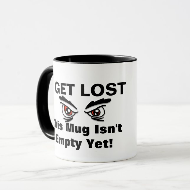 Get Lost Coffee Mug (Front Left)