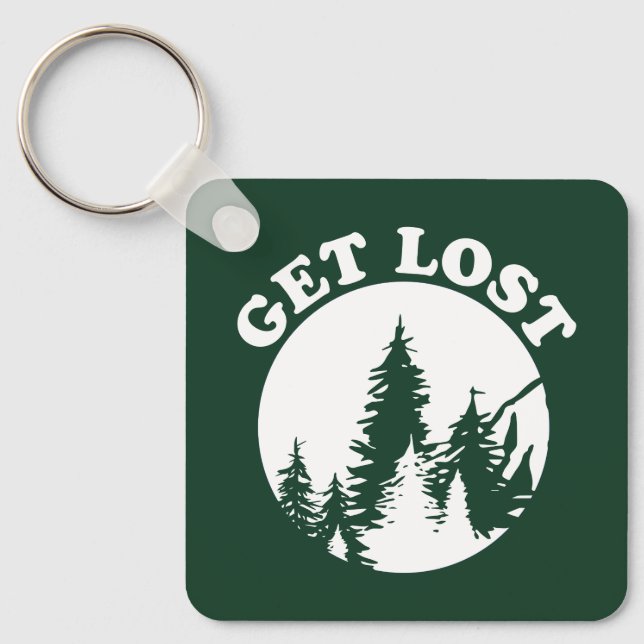 Get Lost Keychain (Front)