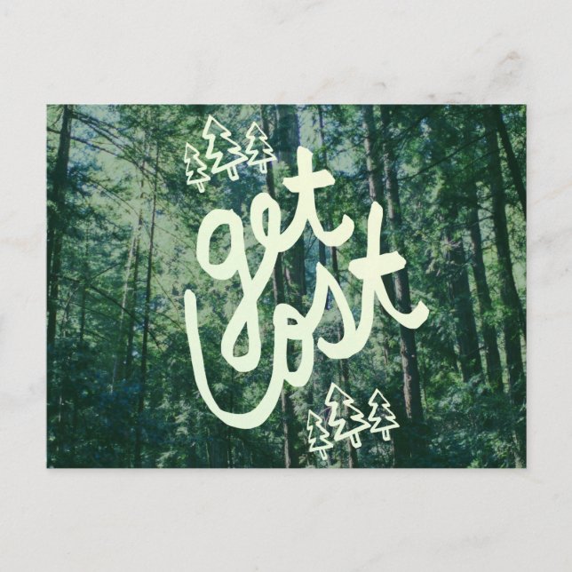 Get Lost Postcard (Front)