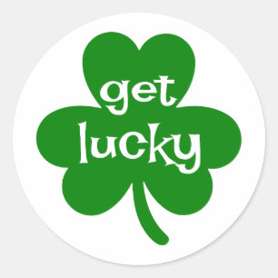 Get Lucky ☘️ Classic Round Sticker