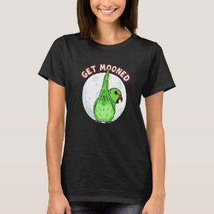 Get Mooned I Parrot Underfluffies I Green Indian R T-Shirt