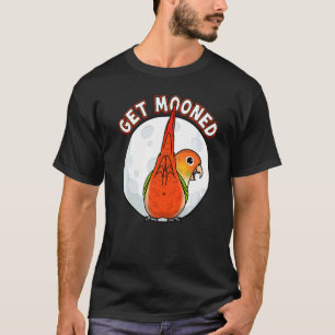 Get Mooned I Parrot Underfluffies I Pineapple Conu T-Shirt