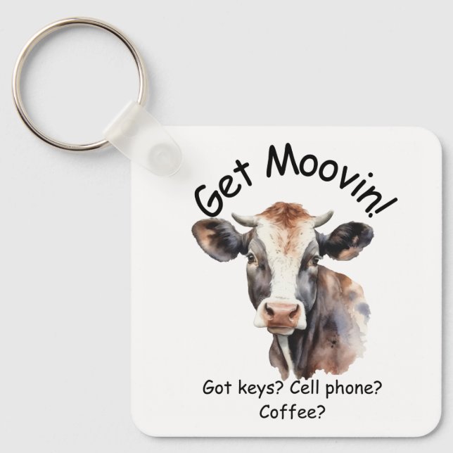 Get moving  key ring (Front)