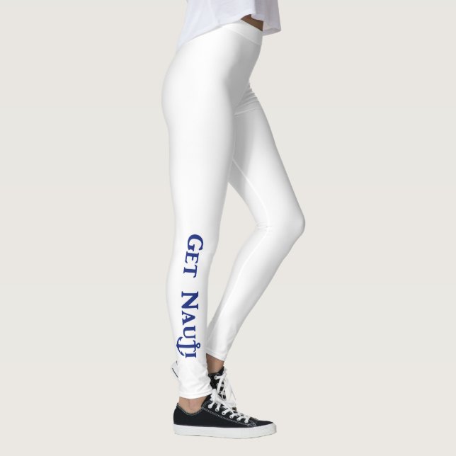 "GET NAUTI" - Nautical LEGGINGS (Right)