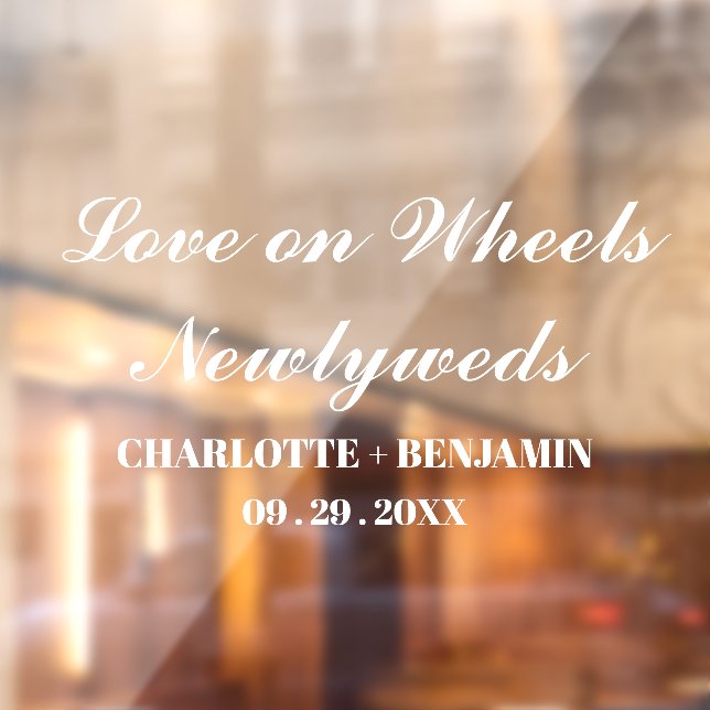 Get Noticed with Custom Wedding Car Stickers (Sheet 2)