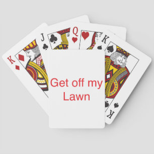 Get off my Lawn Playing Cards