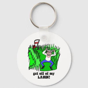 get off of my lawn key ring