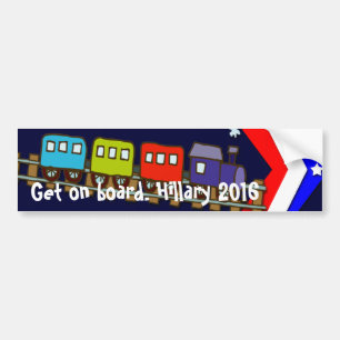 Get on Board Hillary 2016 Bumper Sticker