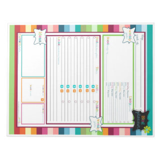 Get Organised with a blog planner notepad