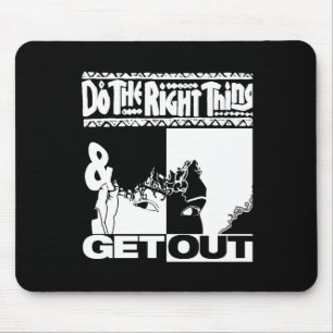 Get Out...256 Sticker  Mouse Pad