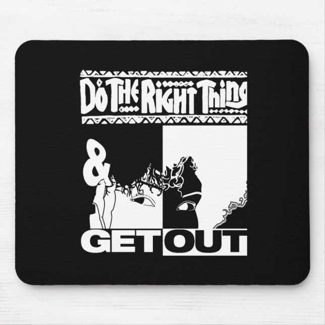 Get Out...256 Sticker  Mouse Pad (Front)
