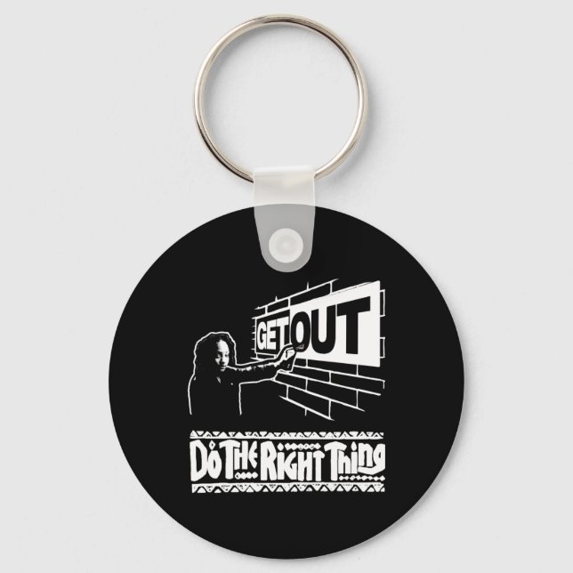 Get Out...267 Sticker  Key Ring (Front)