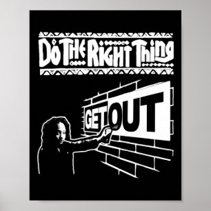 Get Out...268 Sticker Poster