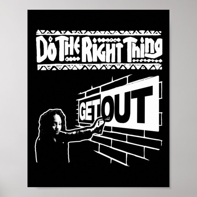 Get Out...268 Sticker  Poster (Front)
