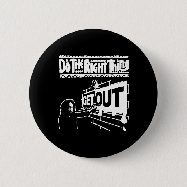 Get Out...272 Sticker  6 Cm Round Badge (Front)