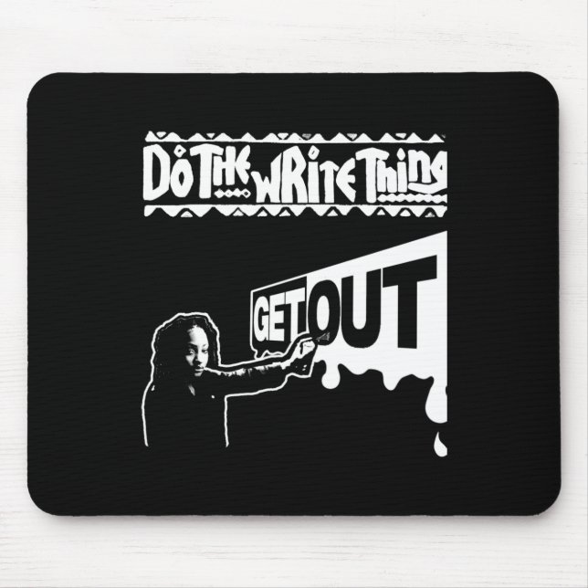 Get Out...291 Sticker  Mouse Pad (Front)