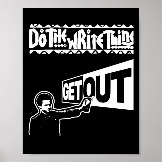 Get Out...297 Sticker  Poster (Front)