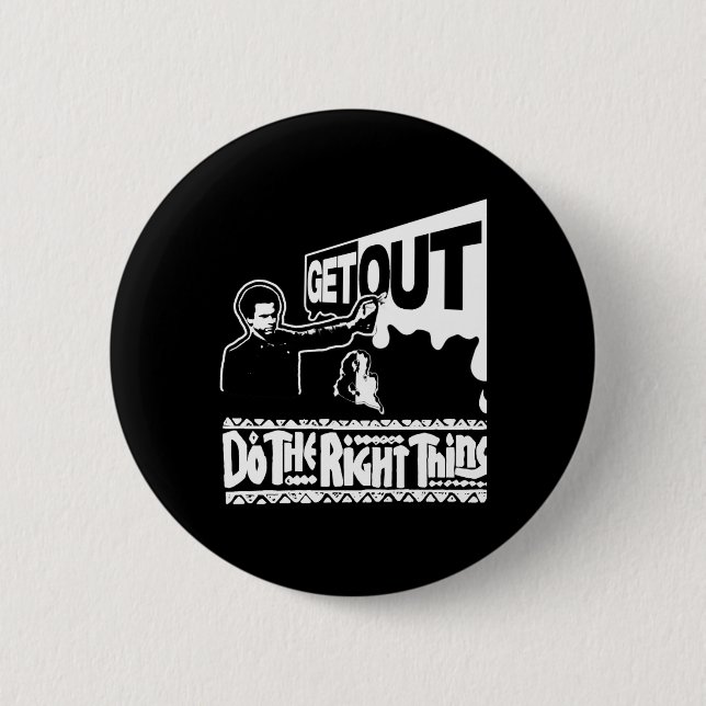 Get Out...300 Sticker  6 Cm Round Badge (Front)