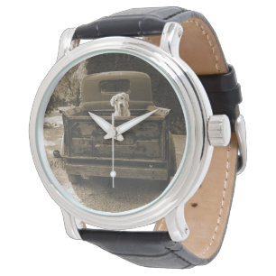 Get Out of Dodge - Dog Photograph Watch