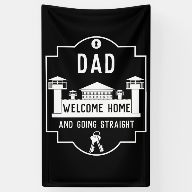 Get Out Of Jail Prison Release Gift  Banner (Vertical)