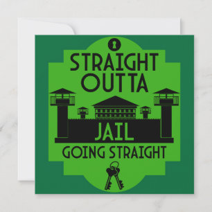 Get Out Of Jail Prison Release Gift  Card