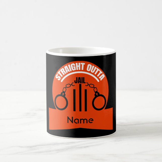 Get Out Of Jail Prison Release Gift Coffee Mug (Center)