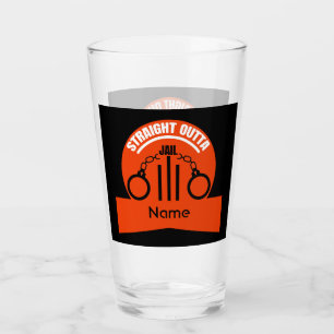 Get Out Of Jail Prison Release Gift Glass