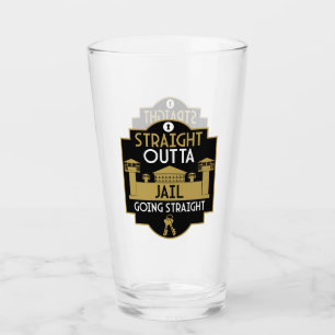 Get Out Of Jail Prison Release Gift  Glass