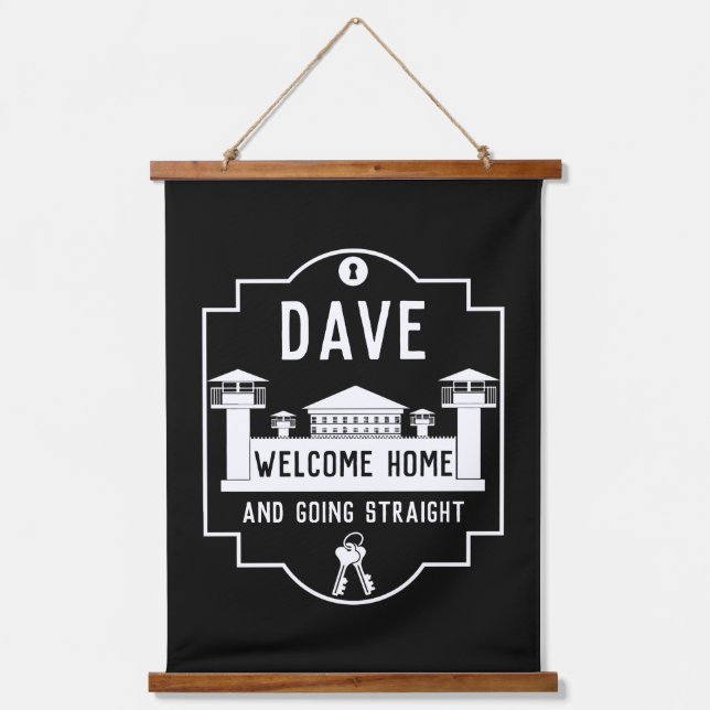 Get Out Of Jail Prison Release Gift  Hanging Tapestry (Front)