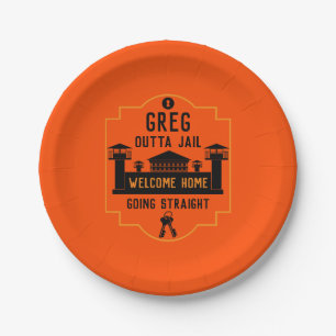 Get Out Of Jail Prison Release Gift  Paper Plate