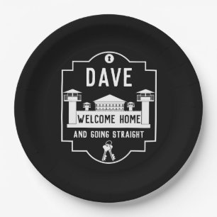 Get Out Of Jail Prison Release Gift  Paper Plate