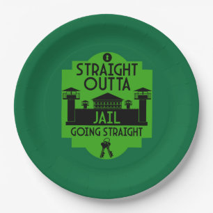 Get Out Of Jail Prison Release Gift  Paper Plate